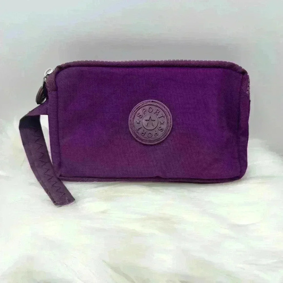 Violet Small Purse or Makeup Cosmetic Wristlet - Picture 1 of 6